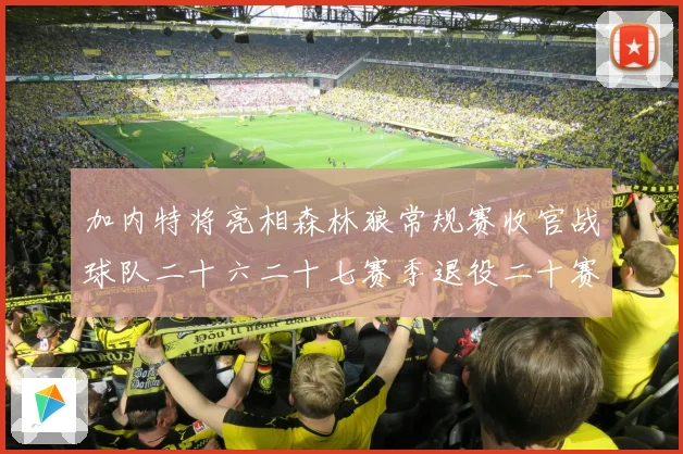 加内特将亮相森林狼常规赛收官战球队二十六二十七赛季退役二十赛场复盘